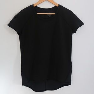 Athleta short sleeve high-low top size S